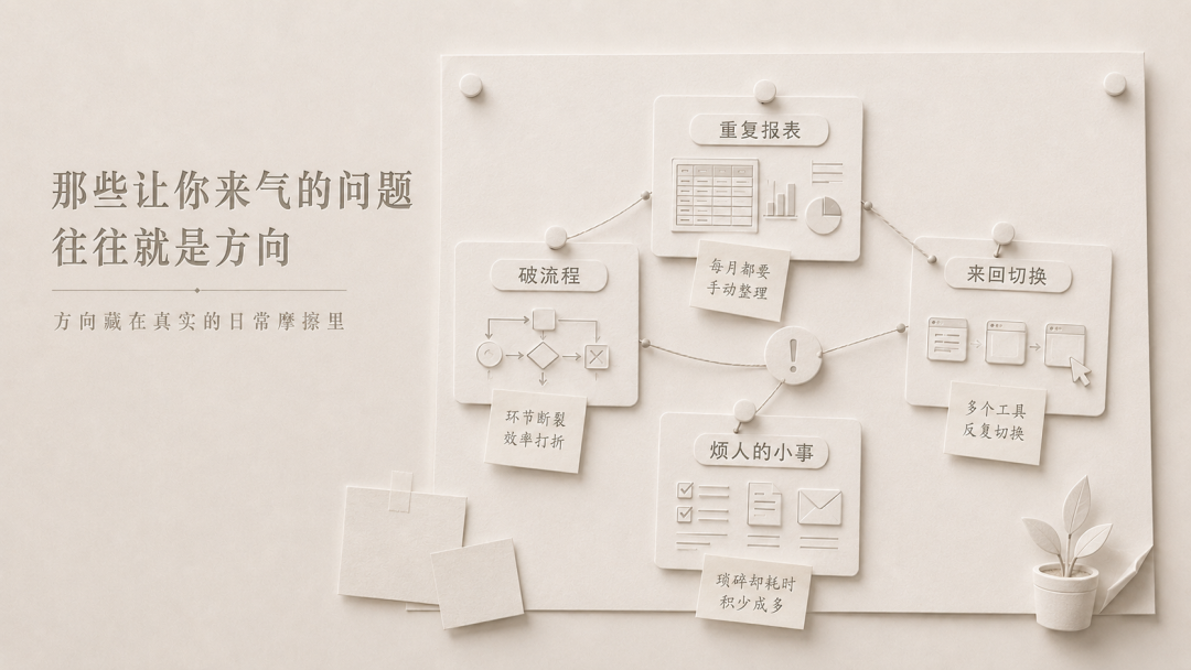 工具最终要被收束到一个具体方向上。