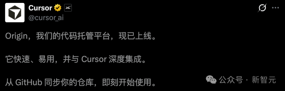 Cursor 的 Origin：Agent 时代，代码托管要先解决协作状态